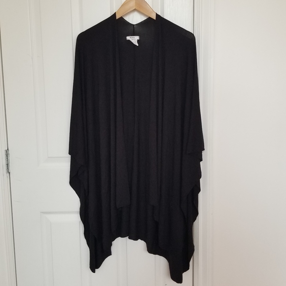 Noul Black Kimono Cardigan Poncho - Picture 3 of 4